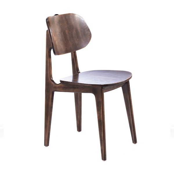 Flash Furniture Verona Commercial Grade Solid Wood Dining Chair w/Curved Oval Backrest in Antique Copper XU-CH10367-3-ANTCPR-GG - main